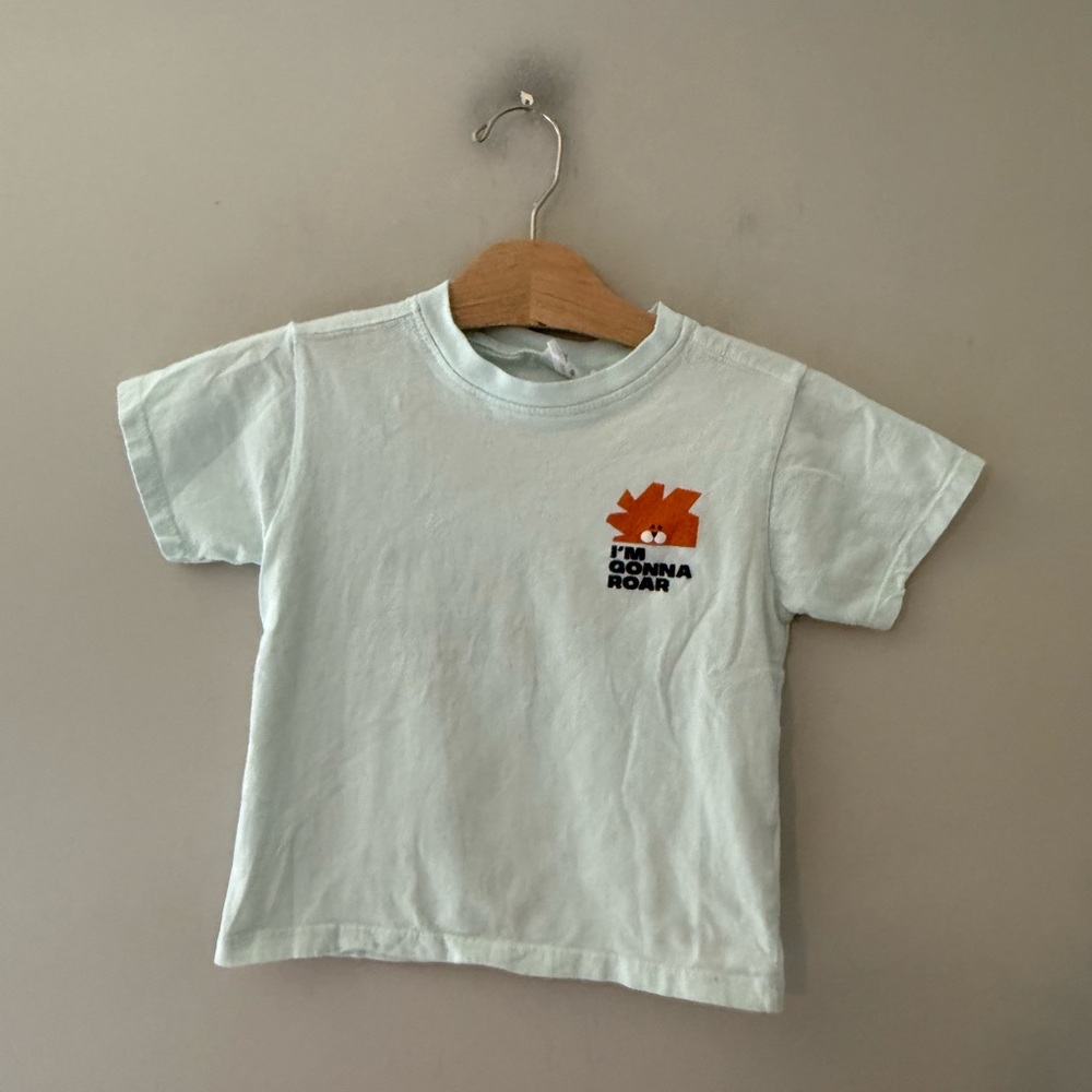 $14 ADD ON Zara kids Graphic Tee boys 4Y lion tiger cotton on kids